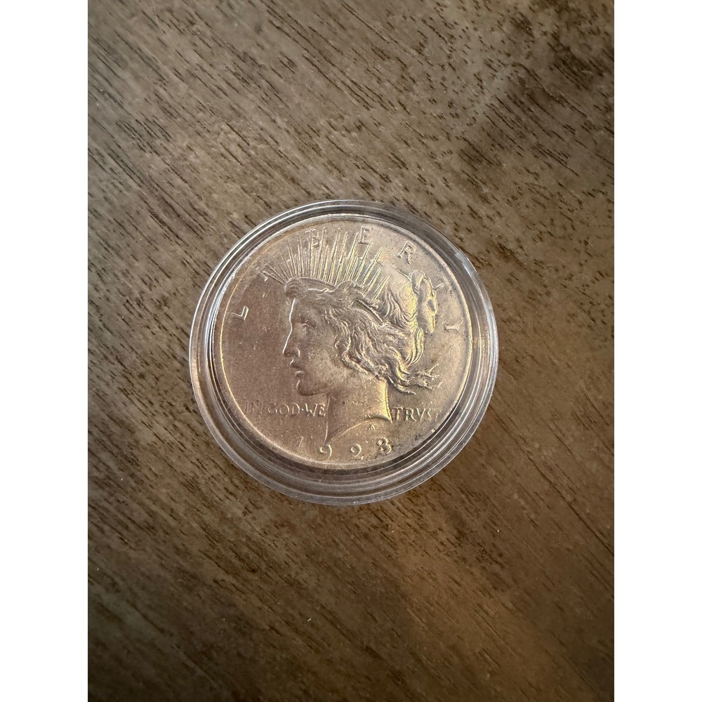 1923 P Peace Silver Dollar US Mint Vintage 90% Silver One Dollar Coin VF